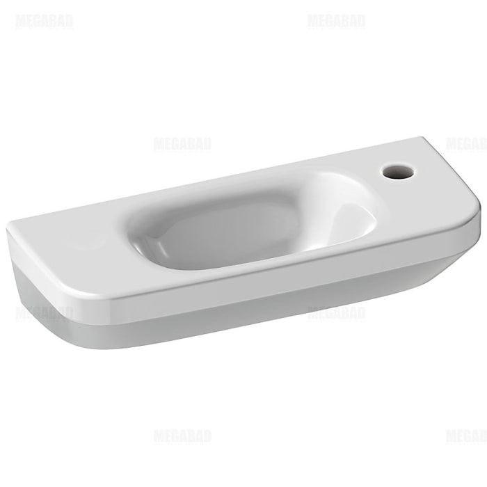 Duravit DuraStyle Handwaschbecken 50 cm, mit 1 Hahnloch rechts