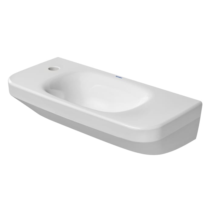 Duravit DuraStyle Handwaschbecken 50 cm, mit 1 Hahnloch links
