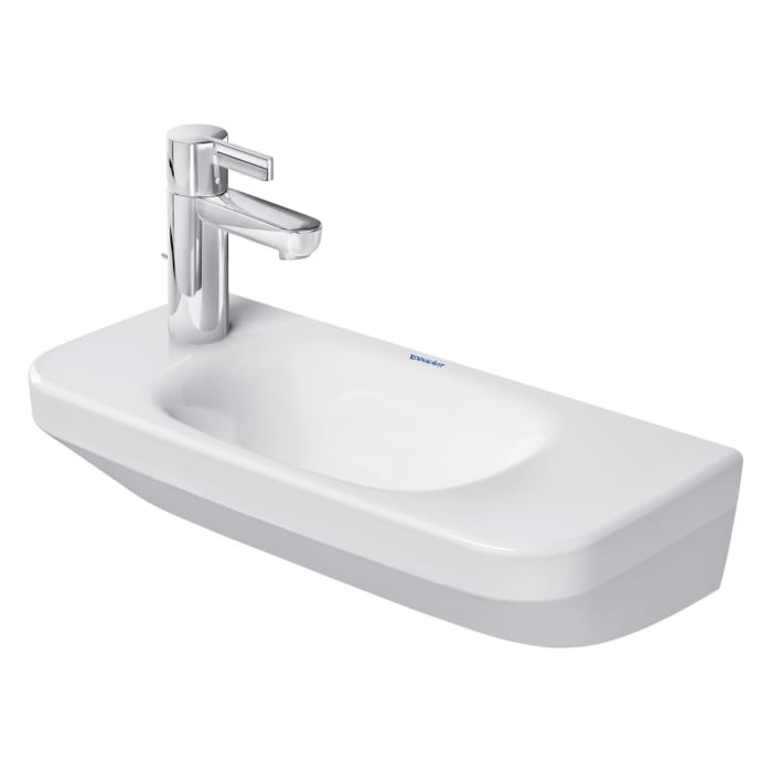 Duravit DuraStyle Handwaschbecken 50 cm, mit 1 Hahnloch links
