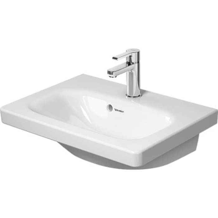 Duravit DuraStyle Möbelwaschtisch Compact 55 cm mit einem Hahnloch