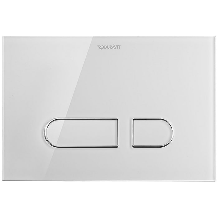 Duravit DuraSystem Betätigungsplatte A1 für WC, Glas