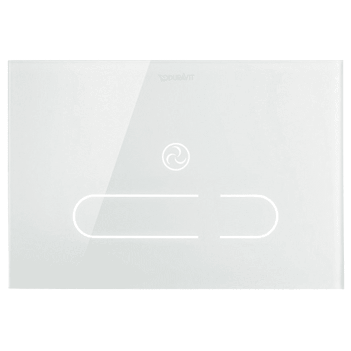 Duravit DuraSystem Betätigungsplatte A2 für WC, Glas