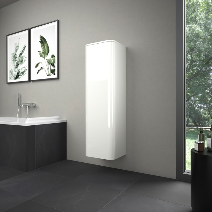 Duravit Happy D.2 Plus Halbhochschrank 3 Glasfachböden, Türanschlag links, 40 x 36 cm