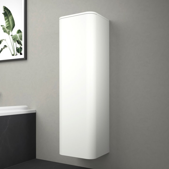 Duravit Happy D.2 Plus Halbhochschrank 3 Glasfachböden, Türanschlag links, 40 x 36 cm