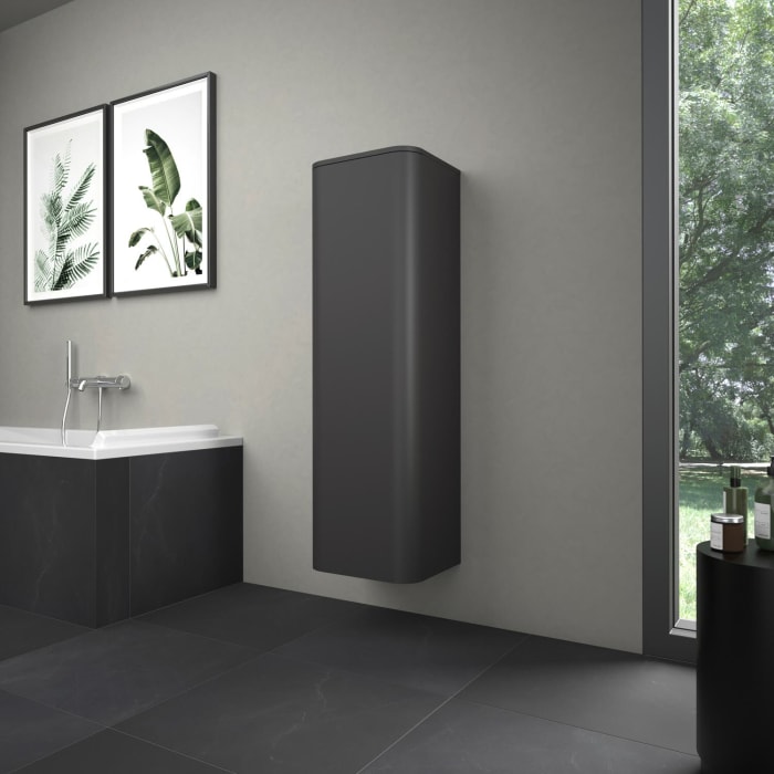 Duravit Happy D.2 Plus Halbhochschrank 3 Glasfachböden, Türanschlag links, 40 x 36 cm