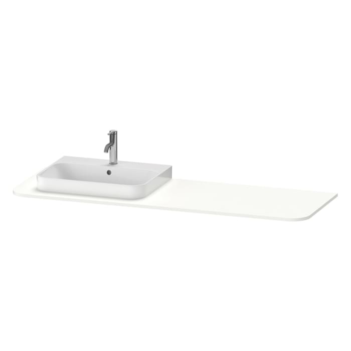 Duravit Happy D.2 Plus Konsole mit einem Ausschnitt links 1,6 x 160 x 55 cm