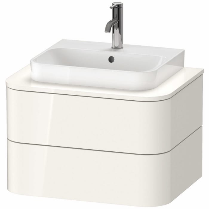 Duravit Happy D.2 Plus Waschtischunterschrank mit 2 Schubkästen, 65 x 40,8 cm, für Konsole