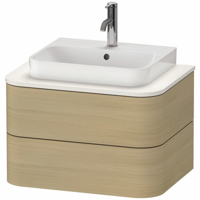 Duravit Happy D.2 Plus Waschtischunterschrank mit 2 Schubkästen, 65 x 40,8 cm, für Konsole