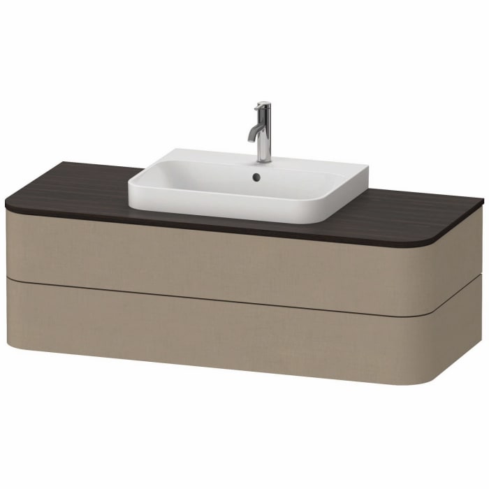 Duravit Happy D.2 Plus Waschtischunterschrank mit 2 Schubkästen, 130 x 40,8 cm, für Konsole