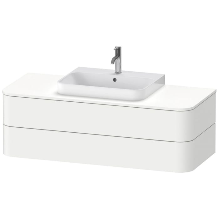 Duravit Happy D.2 Plus Waschtischunterschrank mit 2 Schubkästen, 130 x 40,8 cm, für Konsole