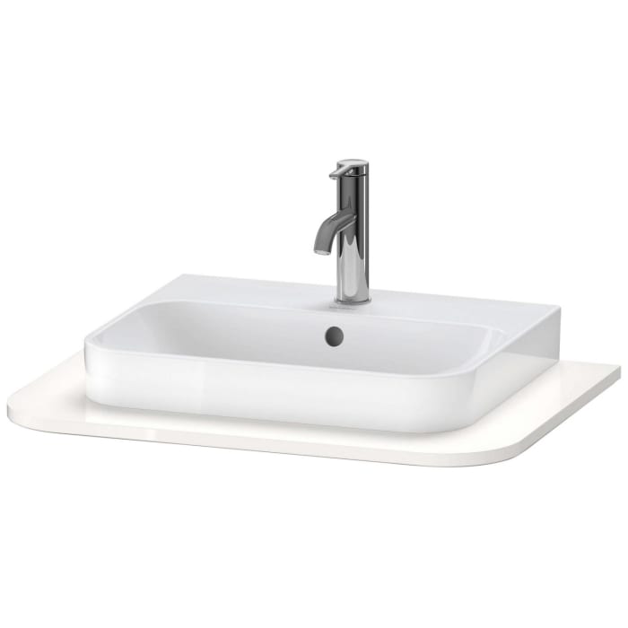 Duravit Happy D.2 Plus Konsole mit einem Ausschnitt 1,6 x 65 x 48 cm