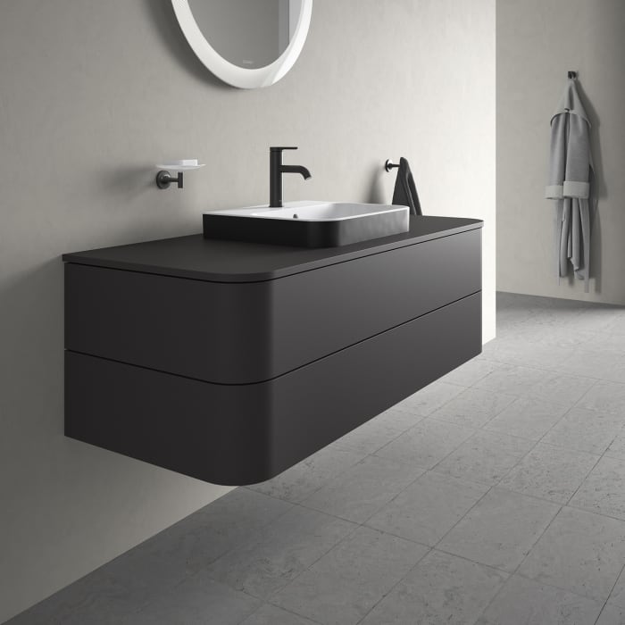 Duravit Happy D.2 Plus Waschtischunterschrank mit 2 Schubkästen, 130 x 40,8 cm, für Konsole
