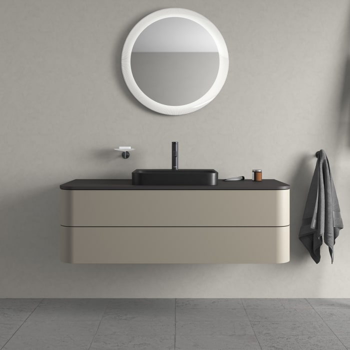 Duravit Happy D.2 Plus Waschtischunterschrank mit 2 Schubkästen, 130 x 40,8 cm, für Konsole