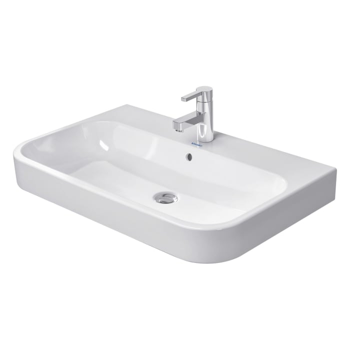 Duravit Happy D.2 Möbelwaschtisch 80 cm mit 1 Hahnloch