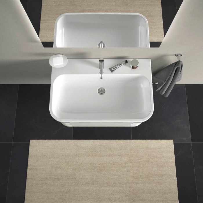 Duravit Happy D.2 Möbelwaschtisch 80 cm mit 1 Hahnloch