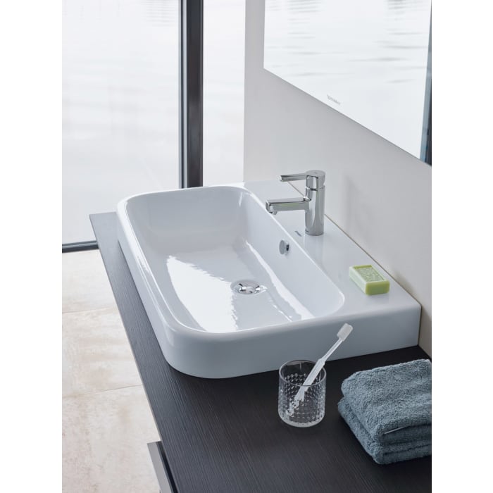 Duravit Happy D.2 Möbelwaschtisch 80 cm mit 1 Hahnloch
