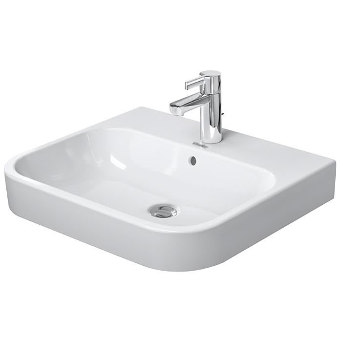 Duravit Happy D.2 Möbelwaschtisch 60 cm mit 1 Hahnloch