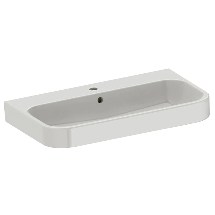Duravit Happy D.2 Möbelwaschtisch 65 cm mit 1 Hahnloch