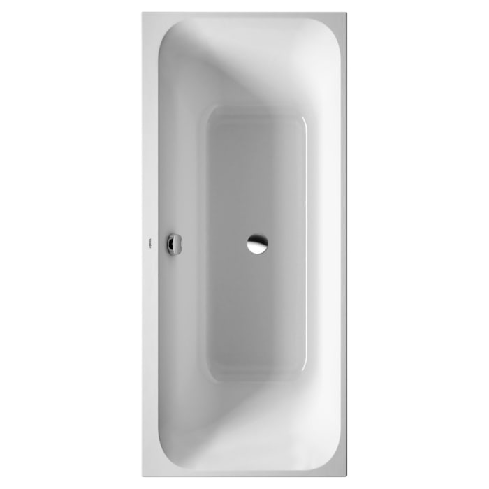 Duravit Happy D.2 Badewanne Rechteck 190 x 90 cm, mit zwei Rückenschrägen