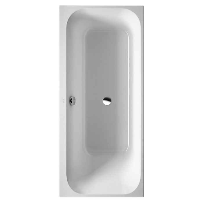 Duravit Happy D.2 Badewanne Rechteck 170 x 75 cm, Rückenschräge rechts