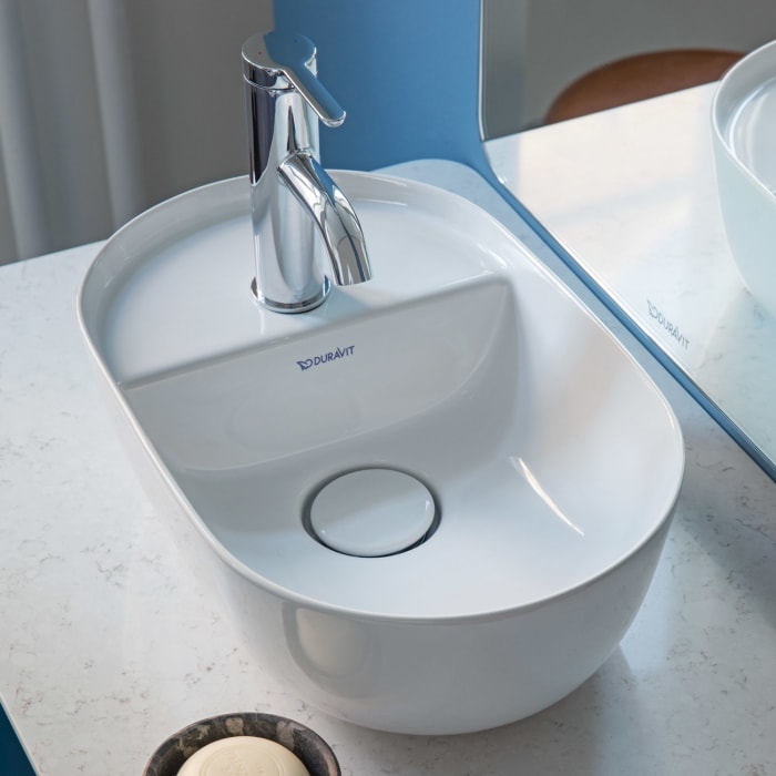 Duravit Luv Aufsatzbecken mit Hahnlochbank 42 x 27 cm