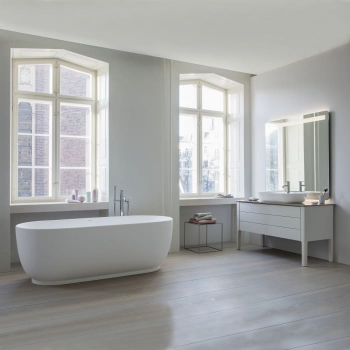 Duravit Luv Aufsatzbecken mit Hahnlochbank 80 x 40 cm