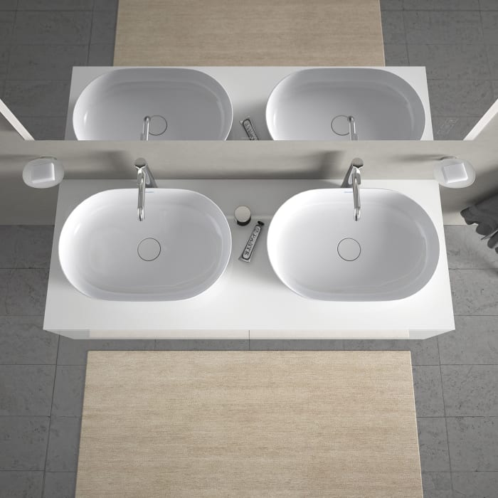 Duravit Luv Aufsatzbecken ohne Hahnlochbank 60 x 40 cm