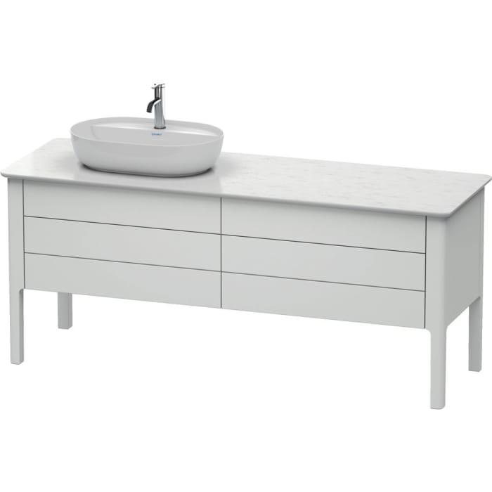 Duravit Luv Waschtischunterbau für Konsole stehend 178,3 x 74,3 cm für Waschtisch links