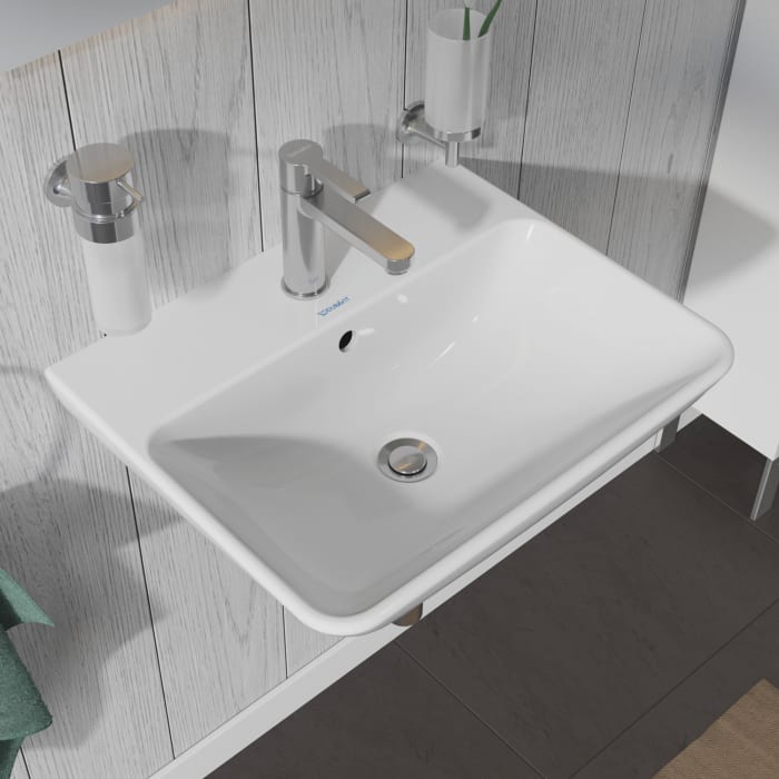 Duravit ME by Starck Waschtisch 55 cm mit 1 Hahnloch durchstochen 
