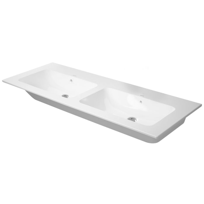 Duravit ME by Starck Möbel-Doppelwaschtisch 130 cm ohne Hahnloch