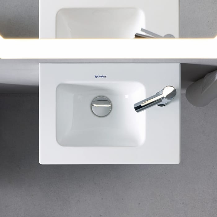 Duravit ME by Starck Möbelhandwaschbecken mit Überlauf 43 cm