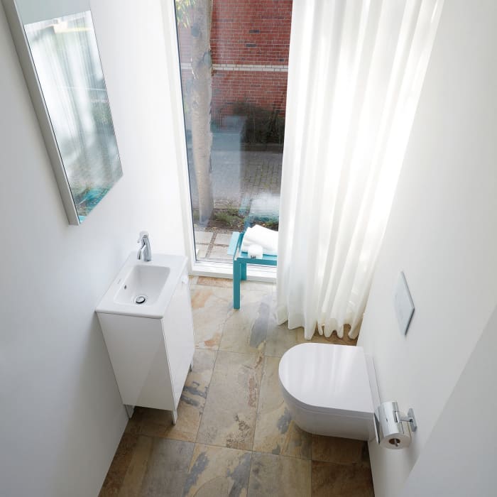 Duravit ME by Starck Möbelhandwaschbecken mit Überlauf 43 cm