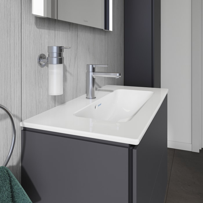 Duravit ME by Starck Möbelwaschtisch Compact mit 1 Hahnloch 83 x 40 cm