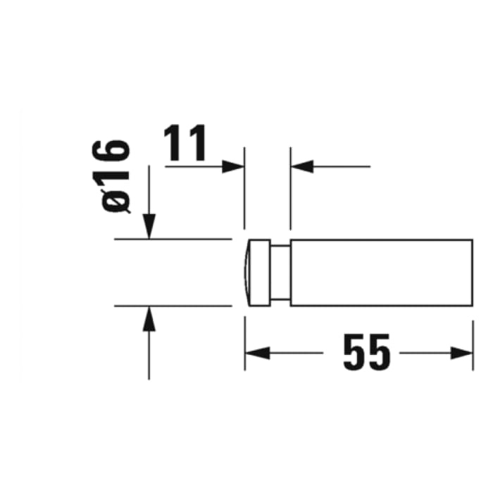 Duravit D-Code Handtuchhaken