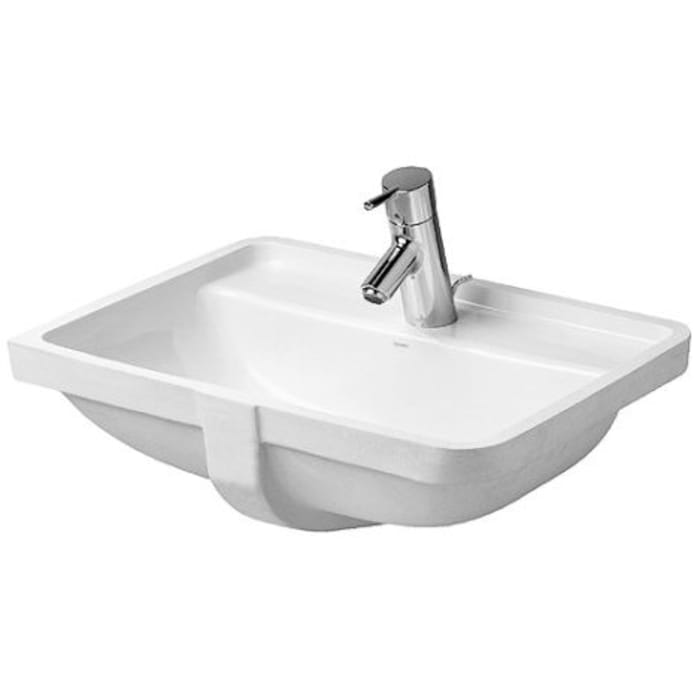 Duravit Starck 3 Einbauwaschtisch 49 cm mit 1 Hahnloch