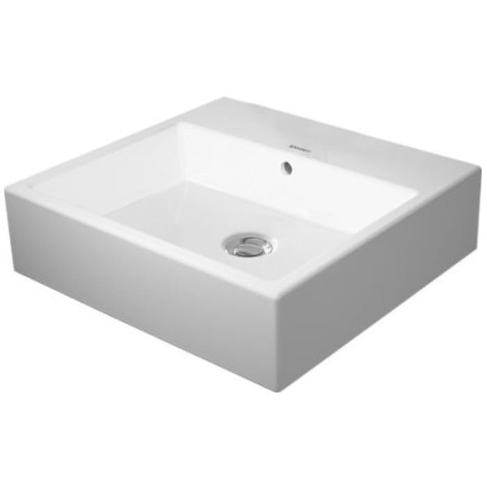 Duravit Vero Air Aufsatzbecken geschliffen ohne Hahnloch 50 x 47 cm, mit Überlauf