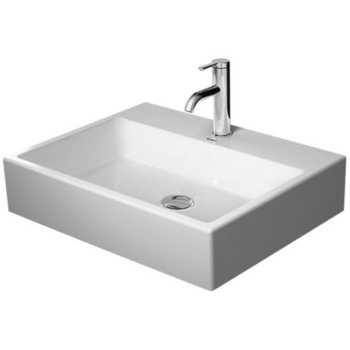 Duravit Vero Air Aufsatzbecken geschliffen mit 1 Hahnloch 60 x 47 cm, ohne Überlauf