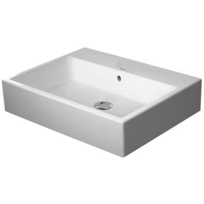 Duravit Vero Air Aufsatzbecken geschliffen ohne Hahnloch 60 x 47 cm, mit Überlauf