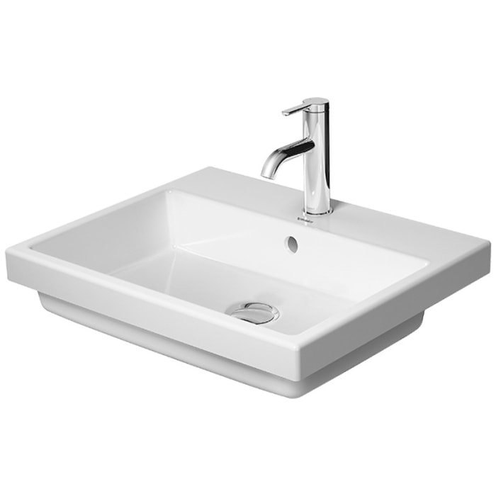 Duravit Vero Air Einbauwaschtisch mit 1 Hahnloch 55 x 45,5 cm