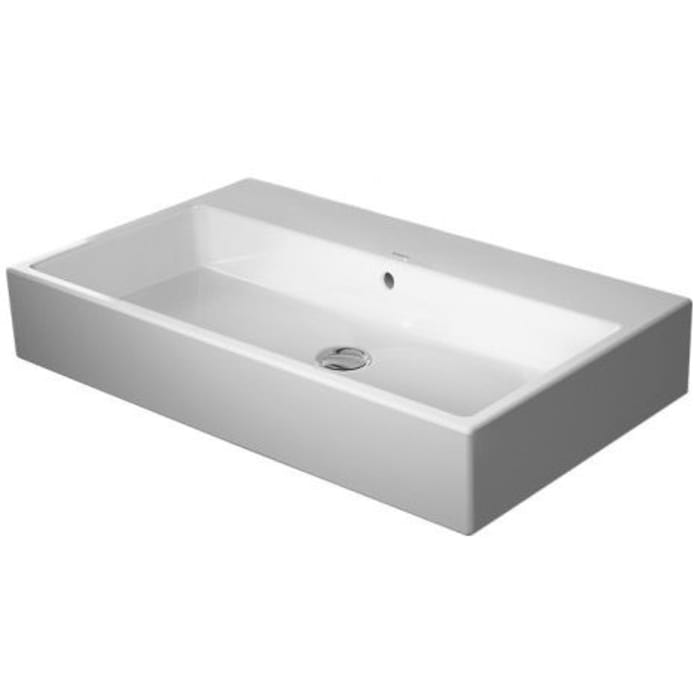 Duravit Vero Air Waschtisch geschliffen ohne Hahnloch 80 x 47 cm, mit Überlauf