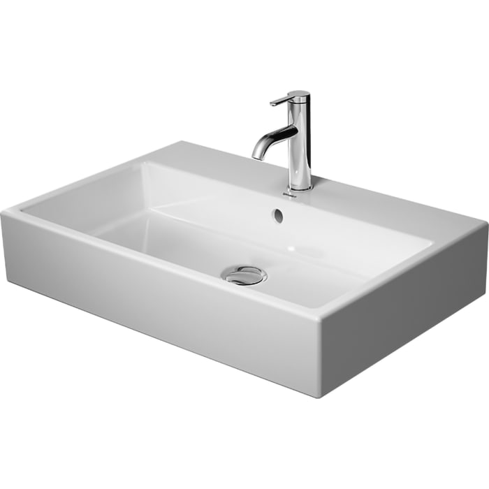 Duravit Vero Air Waschtisch geschliffen ohne Hahnloch 70 x 47 cm, mit Überlauf