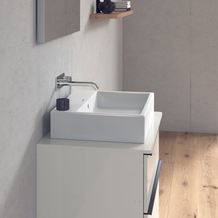 Duravit Vero Air Waschtisch geschliffen ohne Hahnloch 60 x 47 cm, mit Überlauf