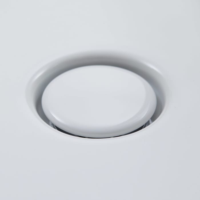 Duravit Viu Handwaschbecken 45 cm mit 1 Hahnloch, ohne Überlauf