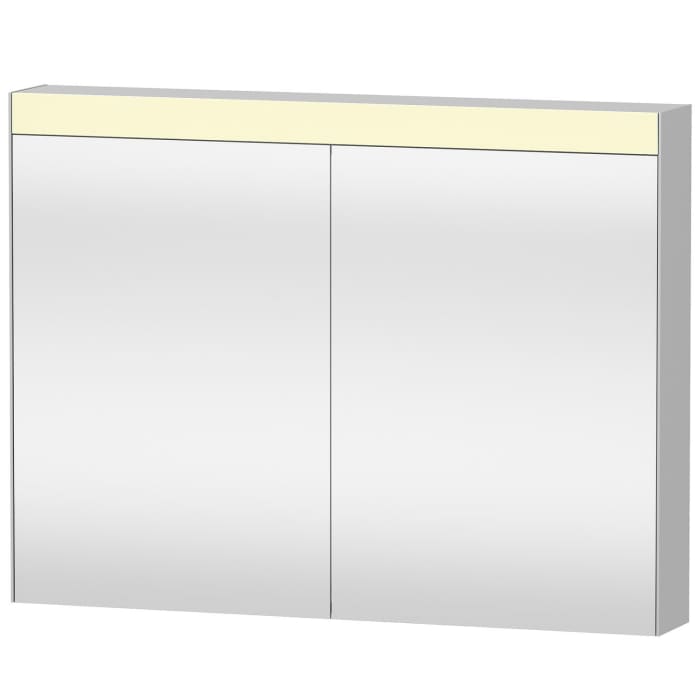 Duravit XBase MöbelSet 103 cm, mit Spiegelschrank