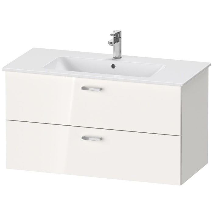 Duravit XBase MöbelSet 103 cm, mit Spiegelschrank
