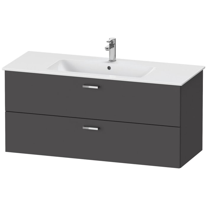 Duravit XBase MöbelSet 123 cm, mit Spiegel