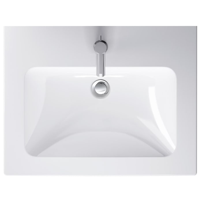 Duravit XBase MöbelSet 63 cm, mit Spiegelschrank, Anschlag links