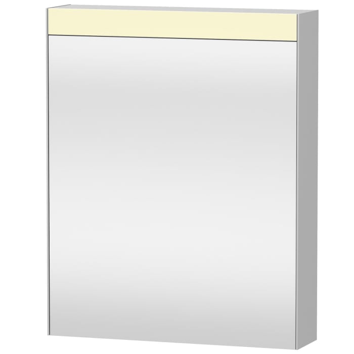 Duravit XBase MöbelSet 63 cm, mit Spiegelschrank, Anschlag links