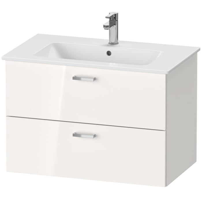 Duravit XBase MöbelSet 83 cm, mit Spiegel