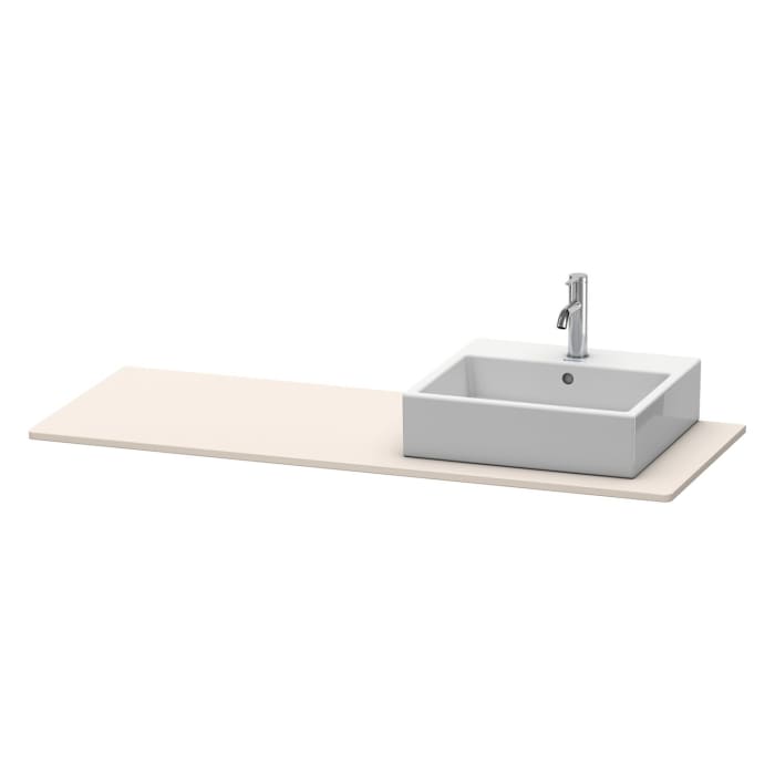 Duravit XSquare Konsole 140 cm, mit einem Ausschnitt rechts